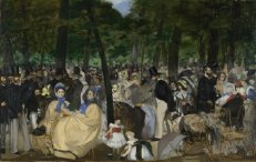 Music in the Tuileries Garden, oil painting, Edouard Manet, 1861 – 62. National Gallery NG3260. © The National Gallery, London/Scala, Florence