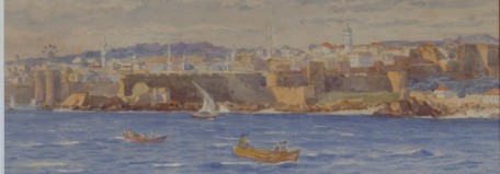 The fortifications of Rhodes by Tristram Ellis c.1900